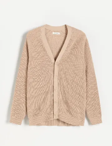 Cardigan Reserved, crem Crem