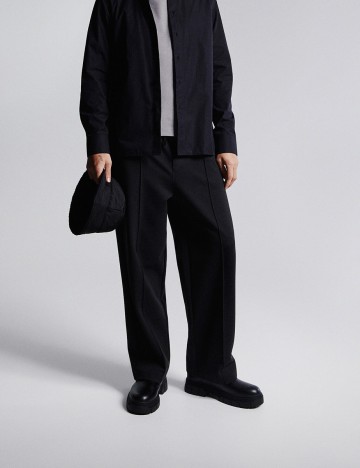 Pantaloni Reserved, gri inchis