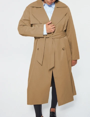 Trench Reserved Plus Size, maro