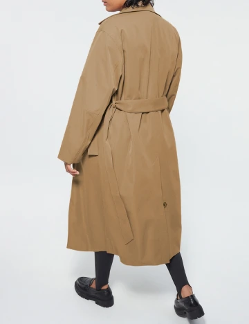 Trench Reserved Plus Size, maro