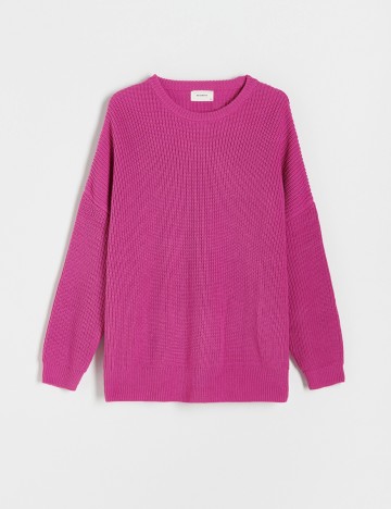 Pulover Reserved, magenta