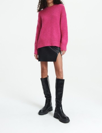 Pulover Oversize Reserved, magenta