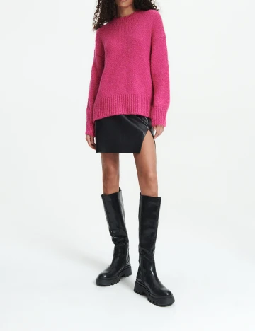 Pulover Oversize Reserved, magenta