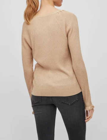Cardigan Vila, crem