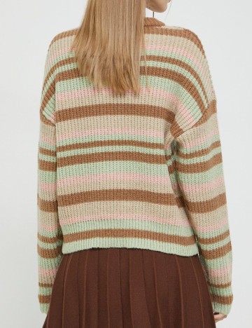 Pulover Pieces, mix culori
