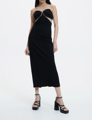 Rochie medie Reserved, negru