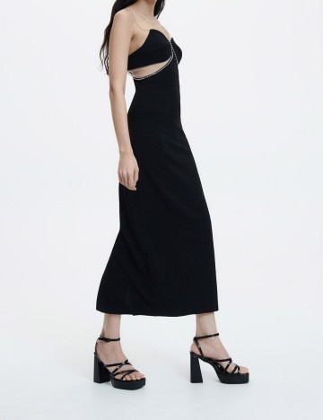 Rochie medie Reserved, negru