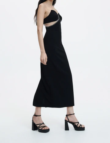 Rochie medie Reserved, negru