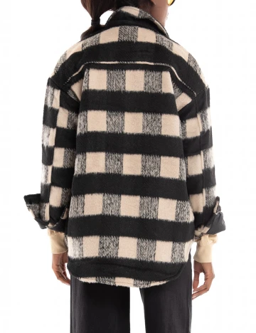 Jacheta Noisy May, crem/negru