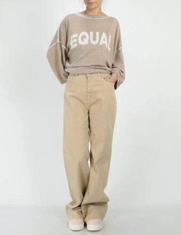 Blugi Selected Femme, crem