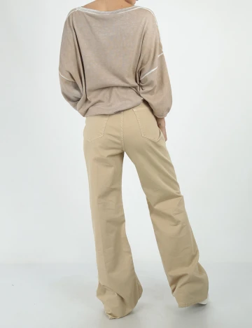 Blugi Selected Femme, crem