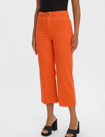 Pantaloni Vero Moda, portocaliu