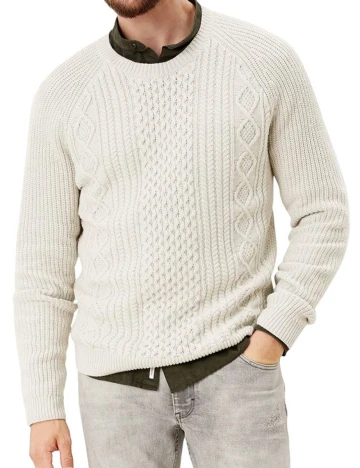 Pulover s.Oliver, crem