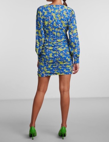 Rochie scurta Pieces, albastru