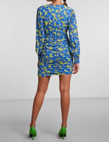 Rochie scurta Pieces, albastru