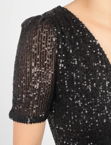 Bluza Pieces, negru
