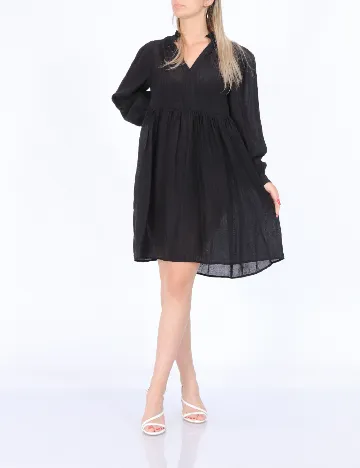 Rochie scurta Pieces, negru