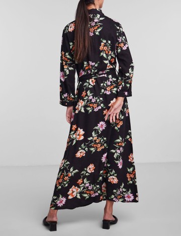 Rochie lunga Pieces, negru