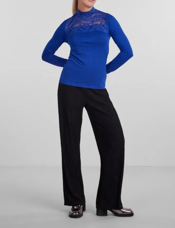 Bluza Pieces, albastru
