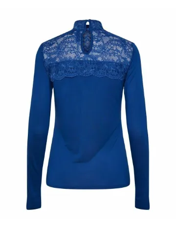 Bluza Pieces, albastru