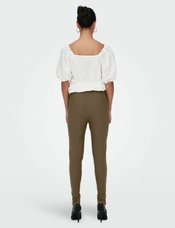 Pantaloni Jacqueline de Yong, kaki