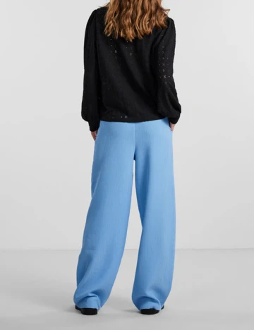 Pantaloni Pieces, albastru