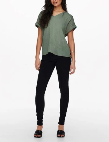 Bluza Jacqueline de Yong, verde Verde