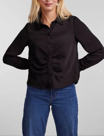 Camasa Pieces, negru