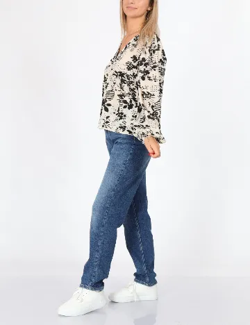 Bluza Pieces, crem