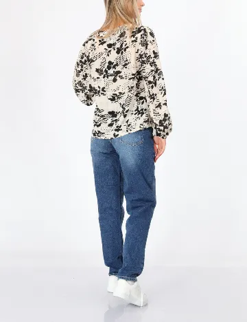 Bluza Pieces, crem