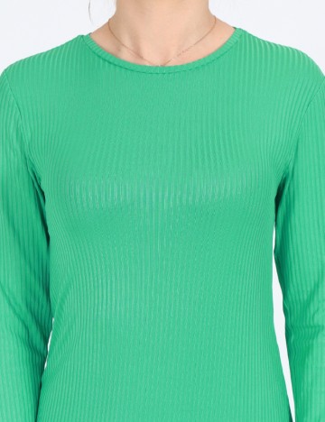 Rochie medie Pieces, verde