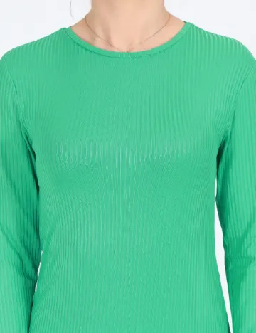Rochie medie Pieces, verde