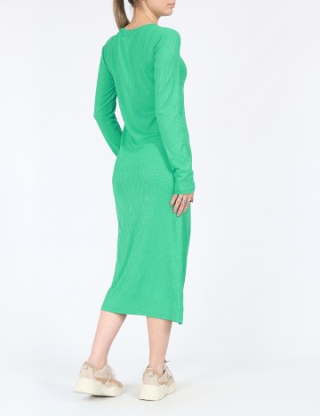 Rochie medie Pieces, verde