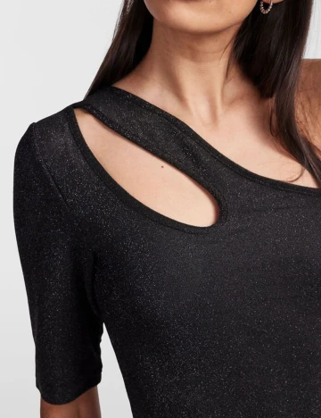 Rochie scurta Pieces, negru