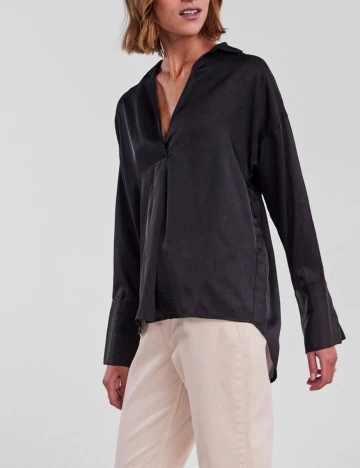 Camasa Pieces, negru