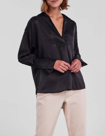 Camasa Pieces, negru