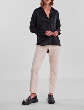 Camasa Pieces, negru