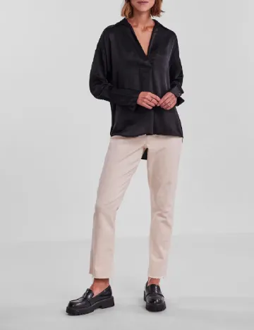 Camasa Pieces, negru