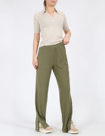 Pantaloni Pieces, verde