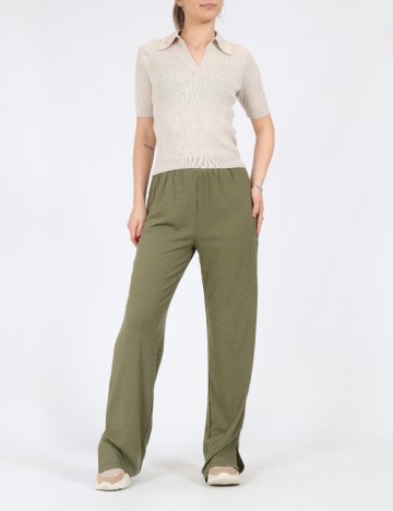 Pantaloni Pieces, verde