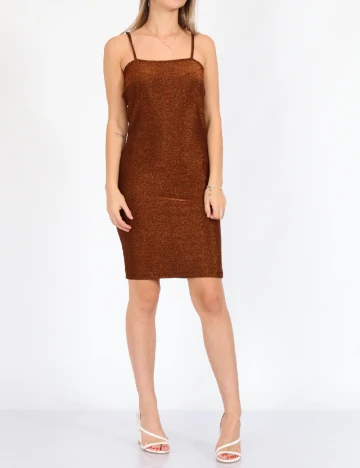 Rochie scurta Vila, maro