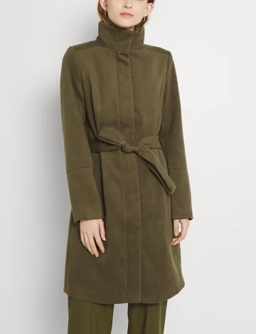 Palton Vila, verde olive