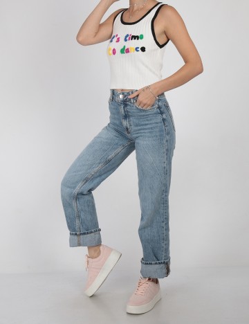Top SHEIN, alb
