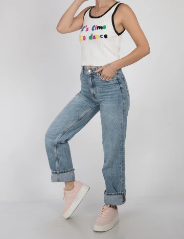 Top SHEIN, alb