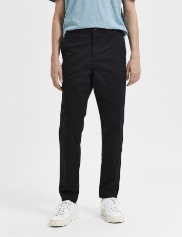 Pantaloni Selected, negru