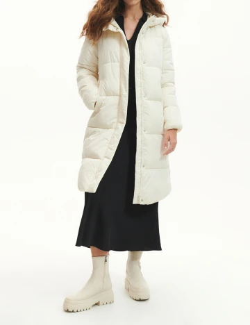 Geaca Reserved, ecru Alb