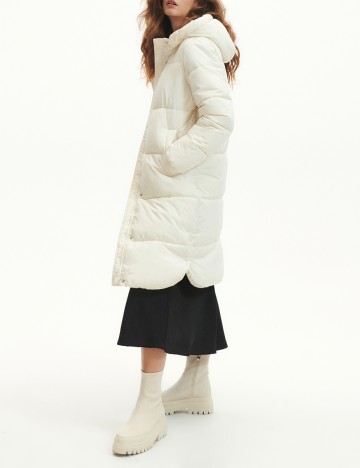 Geaca Reserved, ecru