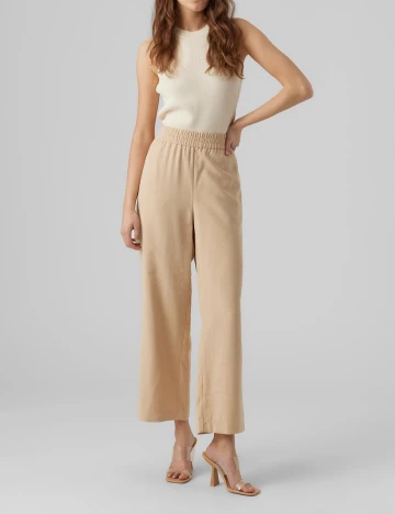 Pantaloni Vero Moda, crem