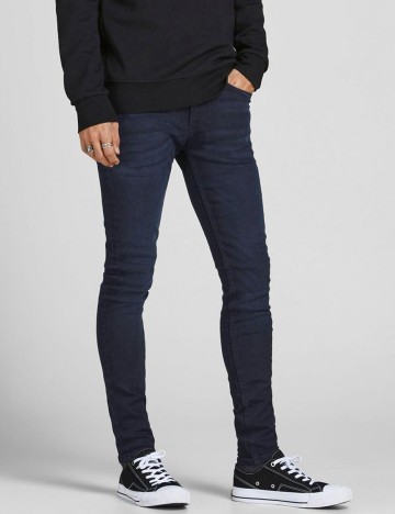 Blugi Jack&Jones, bleumarin inchis