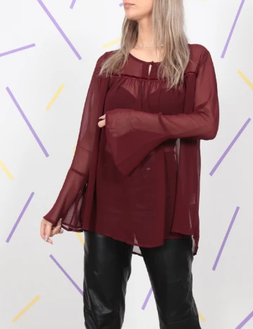 Bluza Bon a Parte, visiniu
